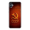 Дизайнерский силиконовый чехол для Samsung Galaxy A05 Флаг Герб СССР