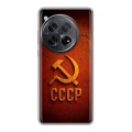 Дизайнерский силиконовый чехол для OnePlus 12 Флаг Герб СССР
