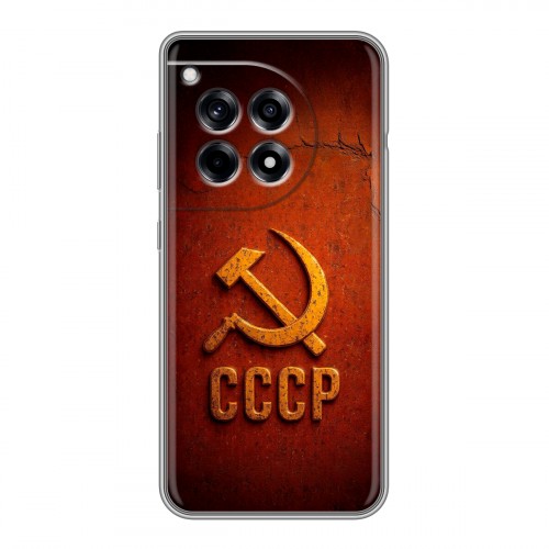 Дизайнерский силиконовый чехол для OnePlus Ace 3 Флаг Герб СССР