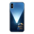 Дизайнерский силиконовый чехол для Iphone x10 Миньоны