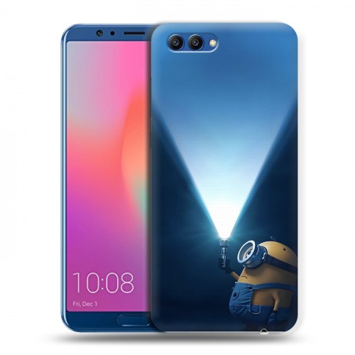 Дизайнерский пластиковый чехол для Huawei Honor View 10 Миньоны