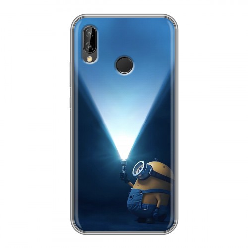 Дизайнерский силиконовый чехол для Huawei P20 Lite Миньоны