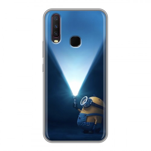 Дизайнерский силиконовый с усиленными углами чехол для Vivo Y17 Миньоны