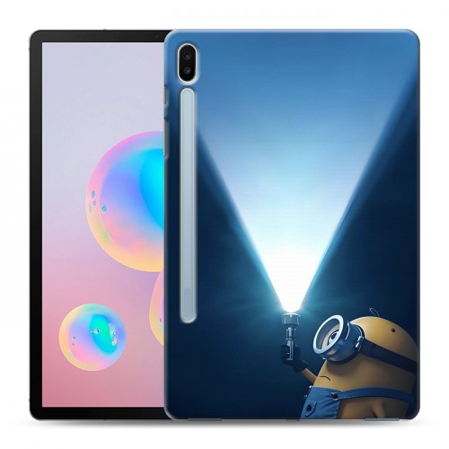 Дизайнерский силиконовый чехол для Samsung Galaxy Tab S6 Миньоны