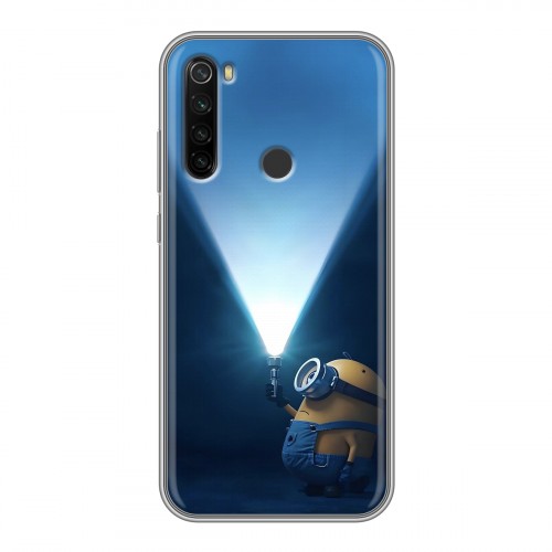 Дизайнерский силиконовый с усиленными углами чехол для Xiaomi RedMi Note 8T Миньоны