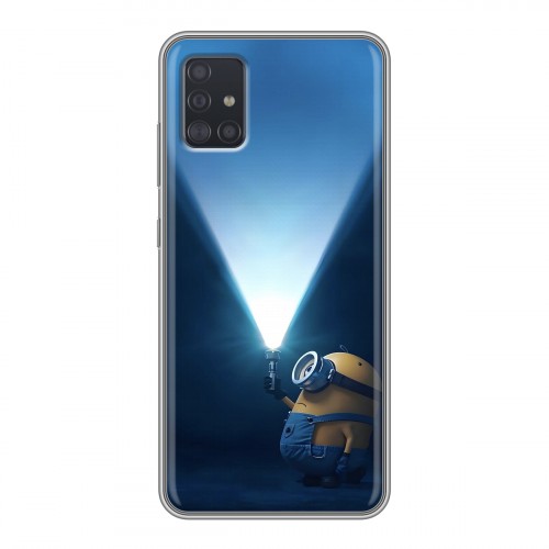 Дизайнерский силиконовый чехол для Samsung Galaxy A51 Миньоны