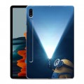 Дизайнерский силиконовый чехол для Samsung Galaxy Tab S7 Миньоны