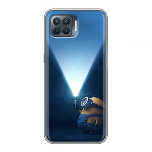 Дизайнерский силиконовый чехол для OPPO Reno4 Lite Миньоны