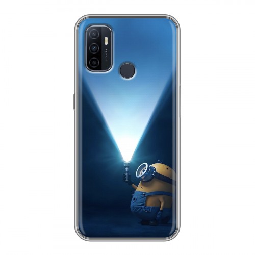 Дизайнерский силиконовый с усиленными углами чехол для OPPO A53 Миньоны