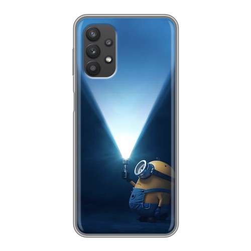 Дизайнерский силиконовый чехол для Samsung Galaxy A32 Миньоны