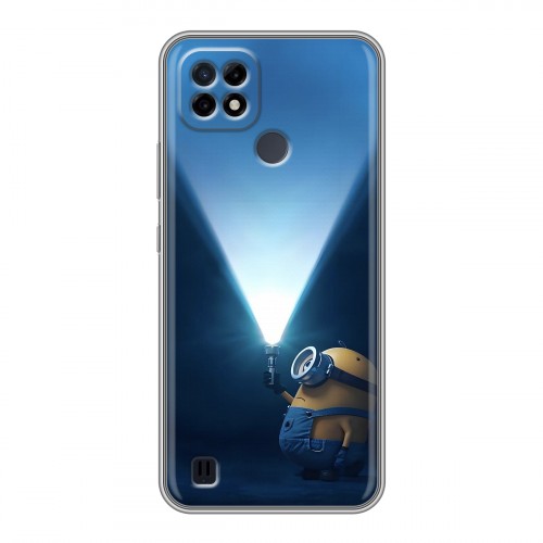 Дизайнерский силиконовый чехол для Realme C21 Миньоны