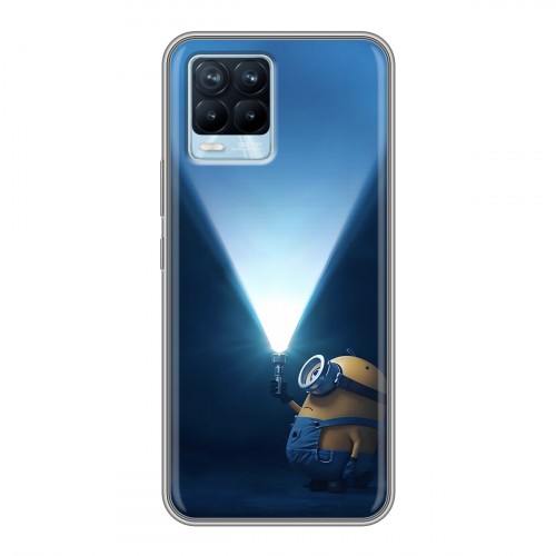 Дизайнерский силиконовый чехол для Realme 8 Миньоны