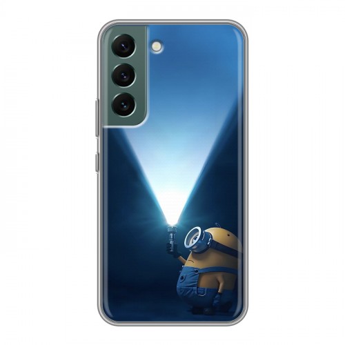 Дизайнерский силиконовый чехол для Samsung Galaxy S22 Миньоны