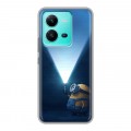 Дизайнерский силиконовый чехол для Vivo V25 Миньоны