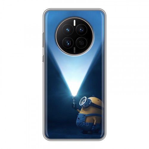 Дизайнерский силиконовый с усиленными углами чехол для Huawei Mate 50 Миньоны