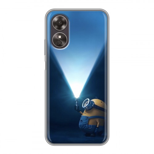 Дизайнерский силиконовый чехол для OPPO A17 Миньоны