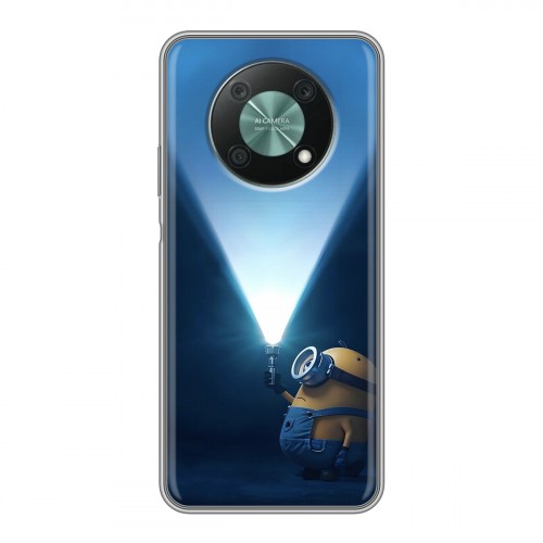 Дизайнерский силиконовый с усиленными углами чехол для Huawei Nova Y90 Миньоны