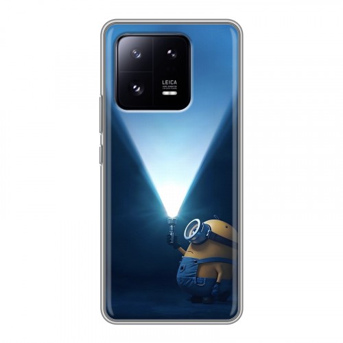 Дизайнерский силиконовый чехол для Xiaomi 13 Pro Миньоны