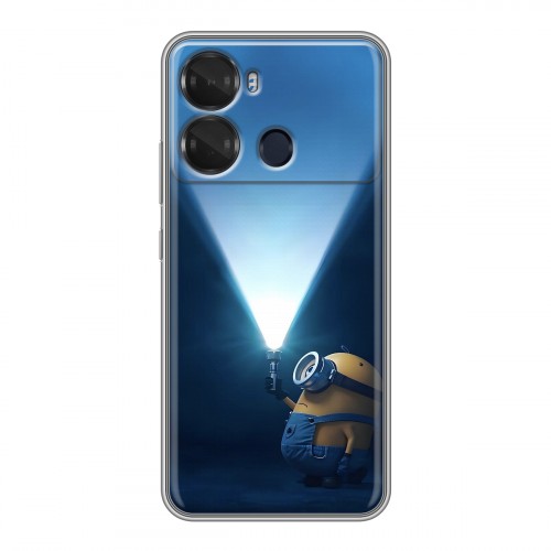 Дизайнерский силиконовый чехол для Itel P40 Миньоны