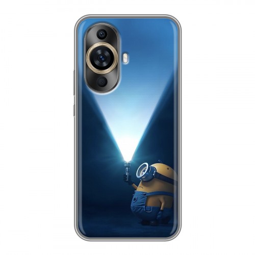 Дизайнерский силиконовый с усиленными углами чехол для Huawei Nova 11 Миньоны