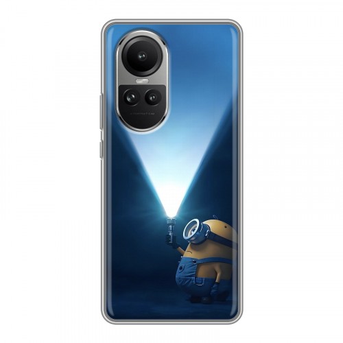 Дизайнерский силиконовый чехол для OPPO Reno10 Миньоны
