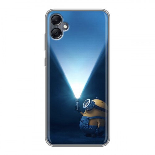 Дизайнерский силиконовый чехол для Samsung Galaxy A05 Миньоны