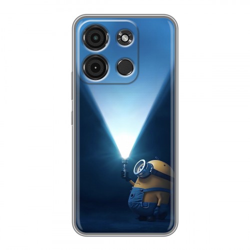 Дизайнерский пластиковый чехол для Itel A60s Миньоны