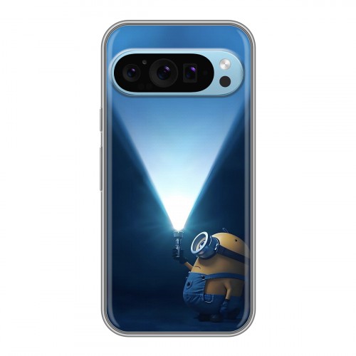Дизайнерский силиконовый чехол для Google Pixel 9 Миньоны