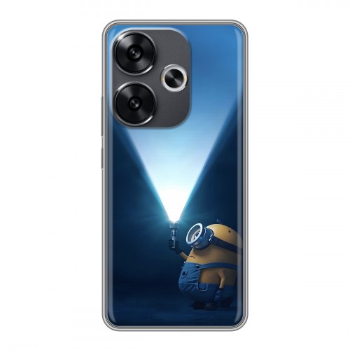 Дизайнерский силиконовый чехол для Xiaomi Redmi Turbo 3 Миньоны