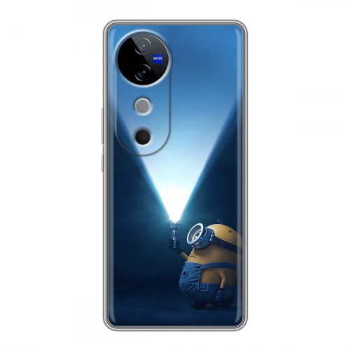Дизайнерский силиконовый чехол для Vivo V40 5G Миньоны
