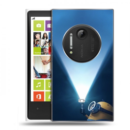 Дизайнерский силиконовый чехол для Nokia Lumia 1020 Миньоны