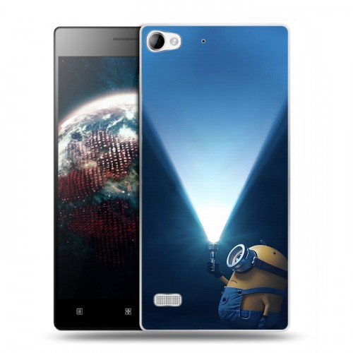 Дизайнерский пластиковый чехол для Lenovo Vibe X2 Миньоны