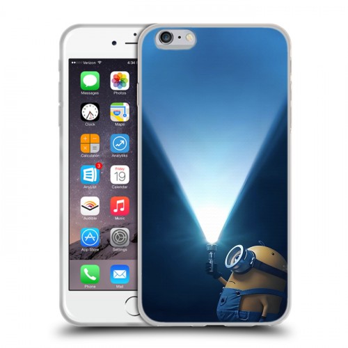 Дизайнерский силиконовый чехол для Iphone 6 Plus/6s Plus Миньоны