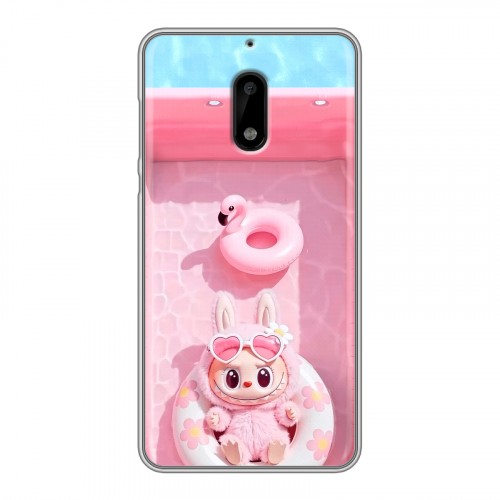 Дизайнерский пластиковый чехол для Nokia 6 Labubu Лабубу