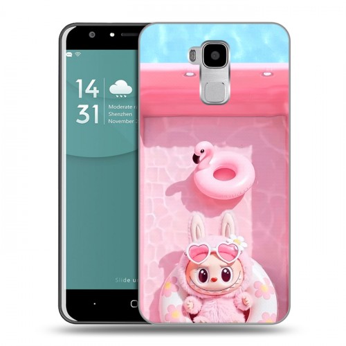 Дизайнерский пластиковый чехол для Doogee Y6 Labubu Лабубу