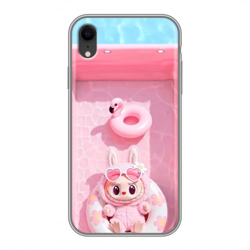 Дизайнерский силиконовый чехол для Iphone Xr Labubu Лабубу