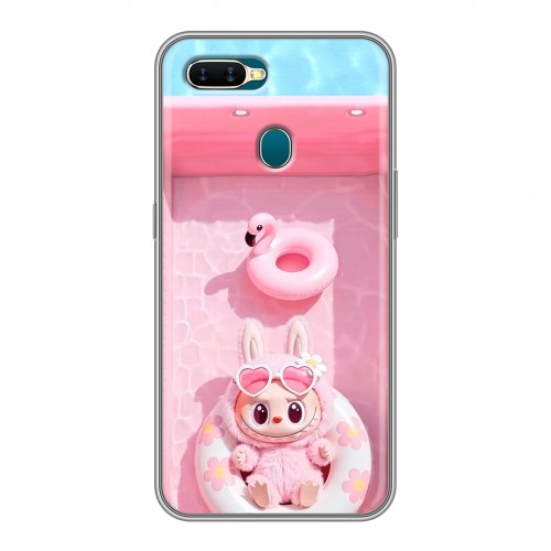 Дизайнерский силиконовый чехол для OPPO AX7 Labubu Лабубу