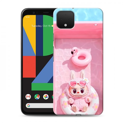 Дизайнерский пластиковый чехол для Google Pixel 4 Labubu Лабубу