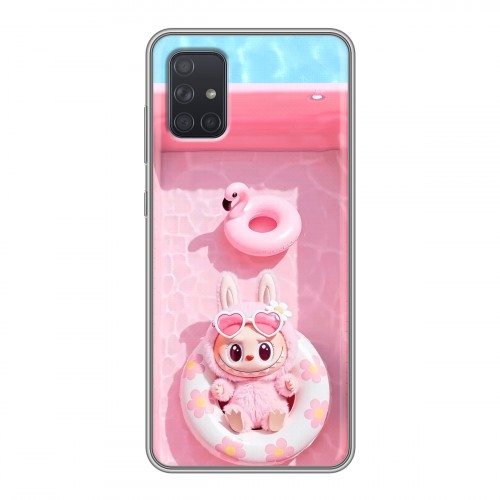 Дизайнерский силиконовый чехол для Samsung Galaxy A71 Labubu Лабубу