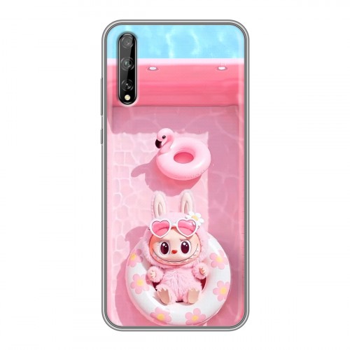 Дизайнерский силиконовый чехол для Huawei Y8p Labubu Лабубу