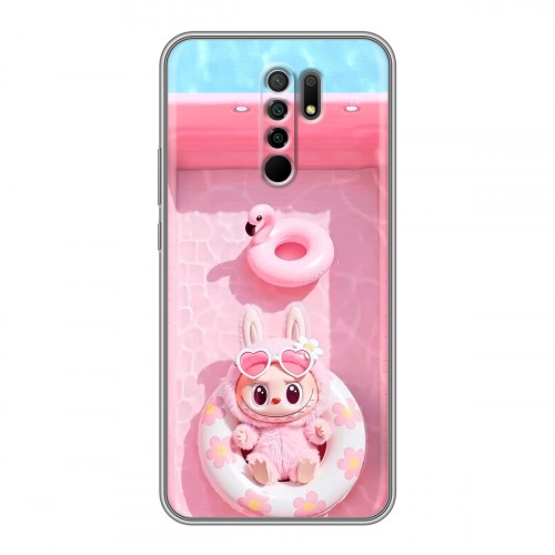Дизайнерский силиконовый чехол для Xiaomi RedMi 9 Labubu Лабубу