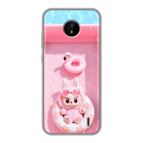 Дизайнерский силиконовый чехол для Nokia C20 Labubu Лабубу