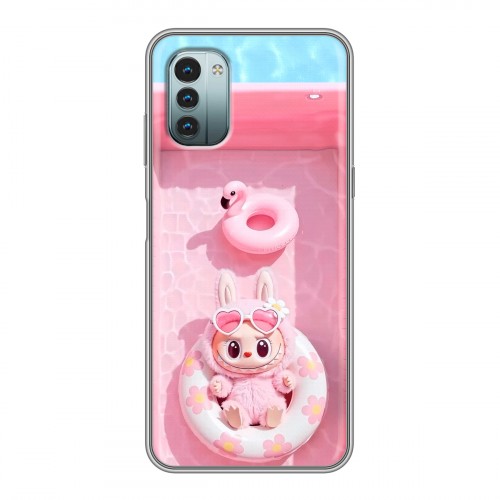 Дизайнерский силиконовый чехол для Nokia G11 Labubu Лабубу