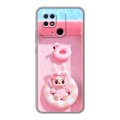 Дизайнерский силиконовый чехол для Xiaomi Redmi 10C Labubu Лабубу