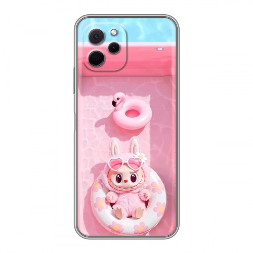 Дизайнерский силиконовый с усиленными углами чехол для Huawei Nova Y61 Labubu Лабубу