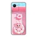 Дизайнерский силиконовый чехол для Realme C30s Labubu Лабубу