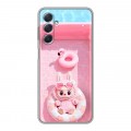 Дизайнерский силиконовый чехол для Samsung Galaxy M54 Labubu Лабубу