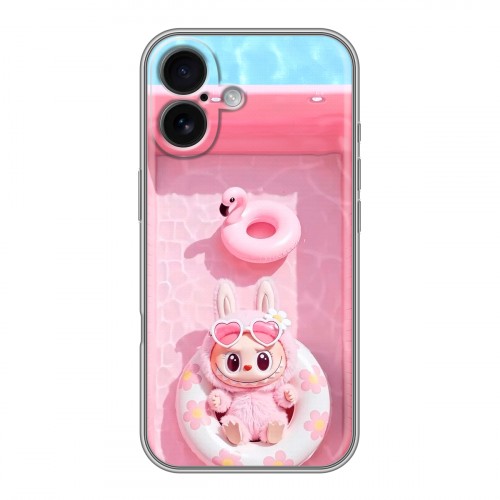 Дизайнерский пластиковый чехол для Iphone 16 Labubu Лабубу