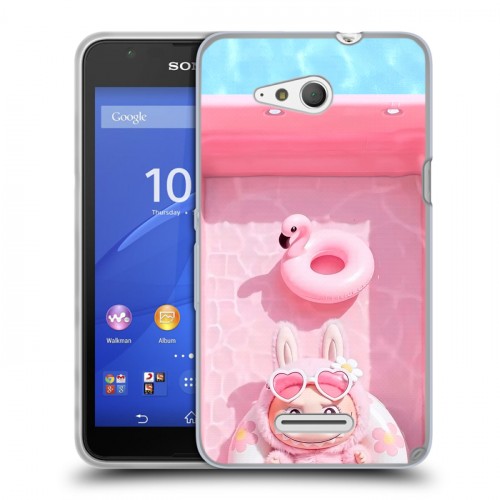 Дизайнерский пластиковый чехол для Sony Xperia E4g Labubu Лабубу