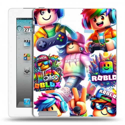 Дизайнерский пластиковый чехол для Ipad 2/3/4 Roblox Роблокс